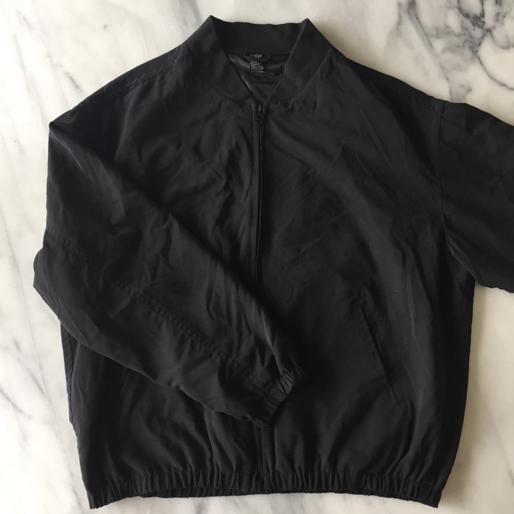 Vintage Black Bomber Jacket